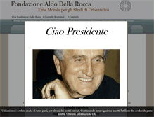 Tablet Screenshot of fondazionedellarocca.it